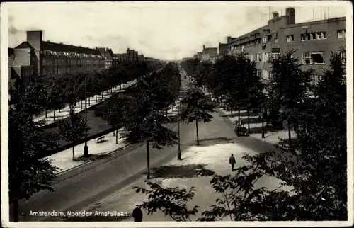 Ak Amsterdam Nordholland Niederlande, Noorder Amstellaan, Allee