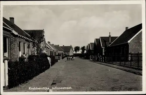 Ak Krabbendijke Zeeland, Julianastraat