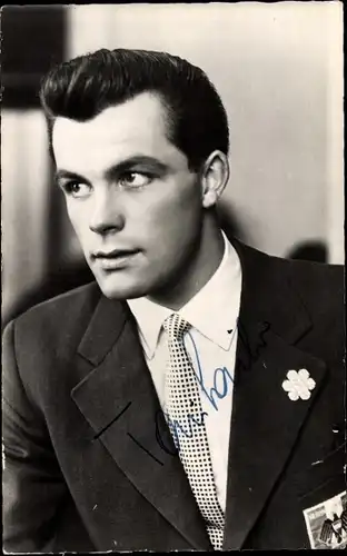 Ak Schauspieler und Skirennläufer Toni Sailer, Portrait, Autogramm