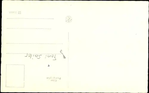 Ak Schauspieler und Skirennläufer Toni Sailer, Portrait, Autogramm