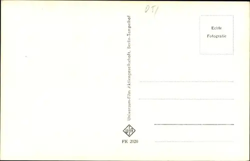 Ak Schauspieler Rudolf Lenz, Portrait, Autogramm