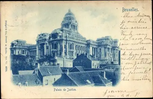 Ak Bruxelles Brüssel, Palais de Justice
