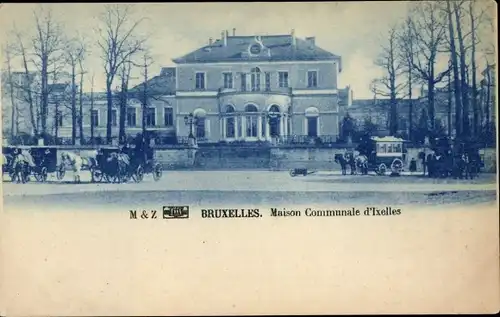 Ak Ixelles Elsene Bruxelles Brüssel Belgien, Maison Communale