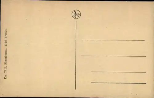 Ak Brüssel, Lievekaai, Gravenkasteel