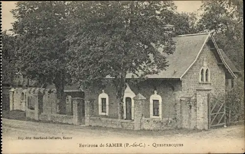 Ak Questrecques Pas de Calais, Gebäude