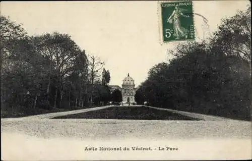 Ak Le Vésinet Yvelines, National Asylum, Der Park