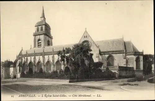 Ak Abbeville Somme, Kirche Saint-Gilles