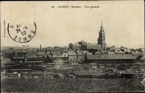 Ak Albert Somme, Gesamtansicht