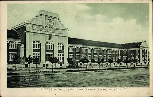 Ak Albert Somme, Schulgruppe