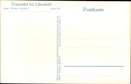 Ak Lilienfeld in Niederösterreich, Traisental, Winter, Wiener Voralpen