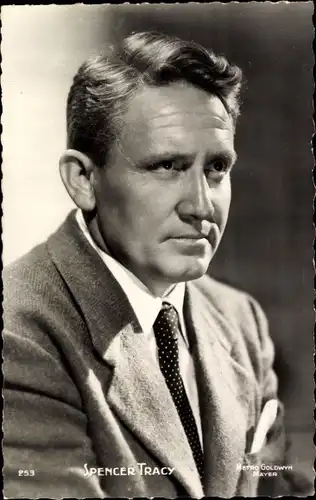 Ak Schauspieler Spencer Tracy, Portrait