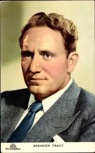 Ak Schauspieler Spencer Tracy, Portrait, Metro Goldwyn Mayer