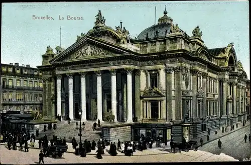 Ak Bruxelles Brüssel, Die Börse