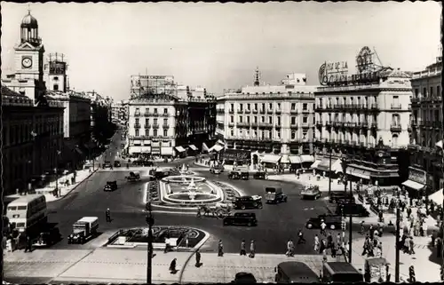 Ak Madrid Spanien, Puerta del Sol