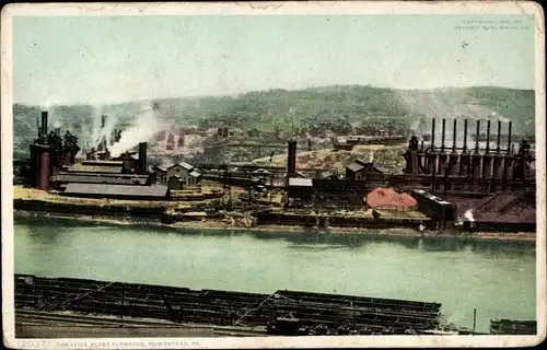 Ak Homestead PA, Carnege Blast Furnages