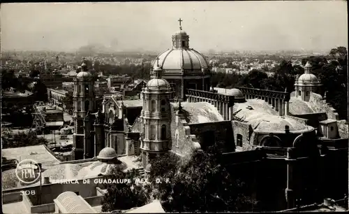 Ak Mexiko-Stadt Mexiko-Stadt Mexiko-Stadt, Basilika von Gaudalupe