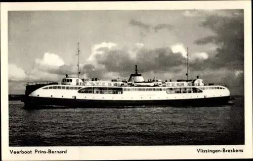Ak Fährschiff Prins Bernard auf der Strecke Vlissingen Breskens