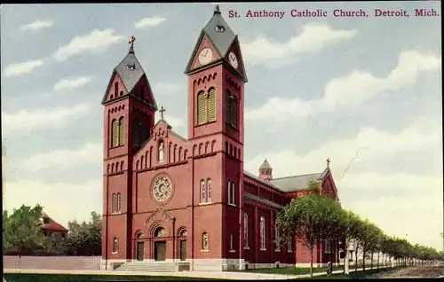 Ak Detroit Michigan USA, St. Anthony Catholic Church