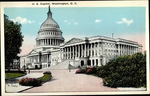 AK Washington DC USA, US-Kapitol