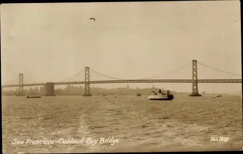 Ak San Francisco Kalifornien USA, Oakland Bay Bridge