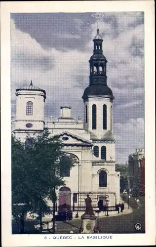 Ak Quebec Kanada, Die Basilika