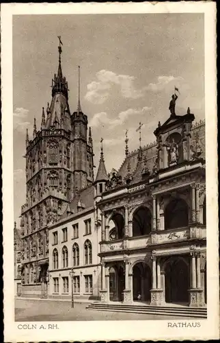 Ak Köln am Rhein, Rathaus