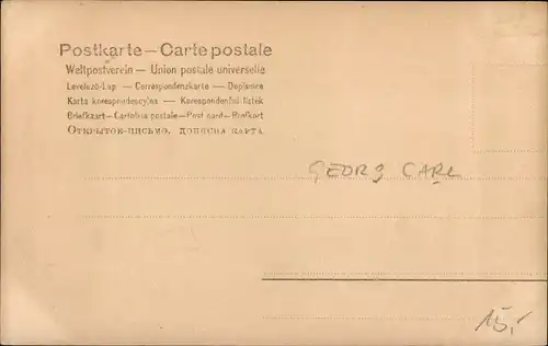 Ak Schauspieler Georg Carl, Portrait, Autogramm