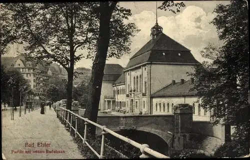 Ak Bad Elster im Vogtland, Neues Badehaus