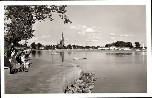 Ak Schleswig an der Schlei, Panorama, Dom