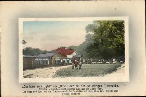 Ak Eutin in Ostholstein, Ukleisee, Uglei See, Gasthaus zum Uglei