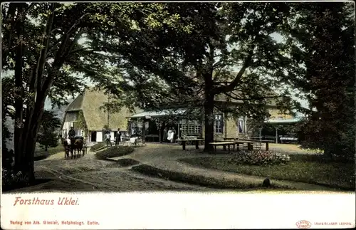 Ak Eutin in Ostholstein, Forsthaus Uklei