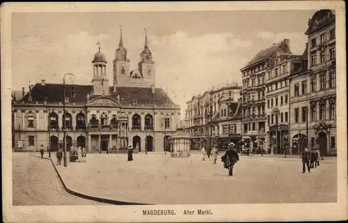 Ak Magdeburg an der Elbe, Alter Markt