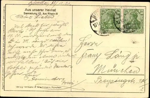 Ak St. Goar am Rhein, Burg Rheinfels