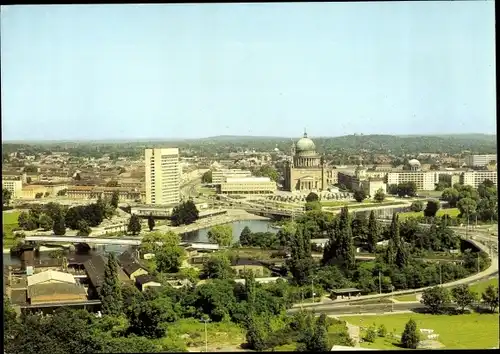 Ak Potsdam, Blick vom Brauhausberg