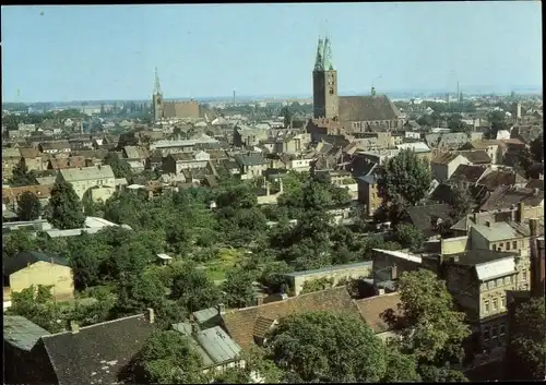 Ak Stendal in der Altmark, Gesamtansicht, Kirche