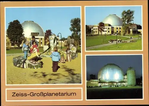 Ak Berlin Prenzlauer Berg, Zeiss Großplanetarium, Spielplatz, Kinder