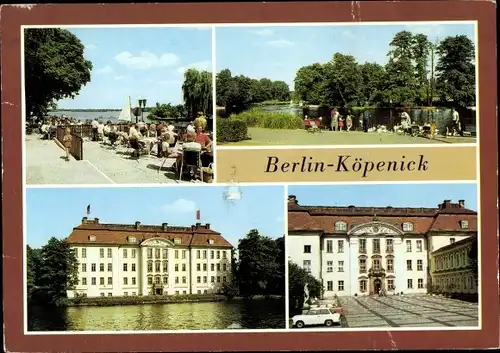 Ak Berlin Köpenick, Müggelspree, Baumgarteninsel, Schloss, Kunstgewerbemuseum