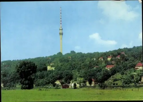 Ak Dresden Wachwitz, Fernsehturm