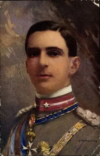 Künstler Ak Umberto di Savoia