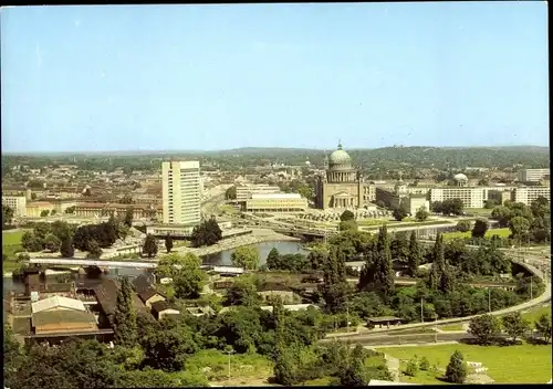 Ak Potsdam, Blick vom Brauhausberg