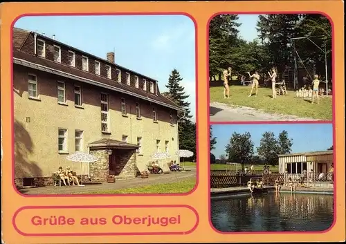 Ak Oberjugel Johanngeorgenstadt im Erzgebirge, Ferienheim VEB Fahrzeuggetriebewerke Joliot Curie