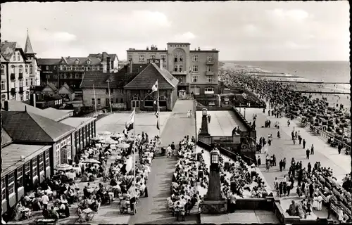 Ak Westerland auf Sylt, Kurpromenade