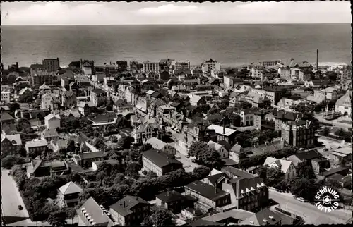 Ak Westerland auf der Insel Sylt, Fliegeraufnahme