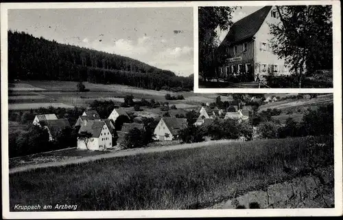 Ak Kruppach am Arzberg Engelthal in Mittelfranken Bayern, Touristeneinkehr zum Kruppachtal