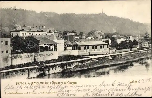 Ak Trier an der Mosel, Wein-Restaurant Peter Kiesgen