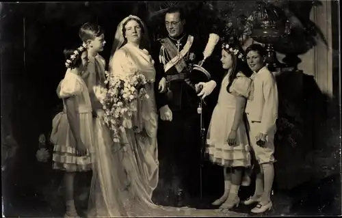 Ak Prinzessin Juliana der Niederlande, Prinz Bernhard, Hochzeit