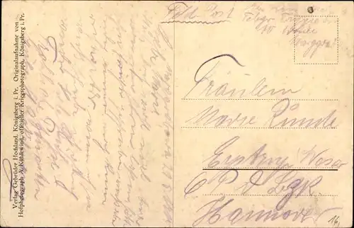 Ak Tschernyschewskoje Eydtkuhnen Ostpreußen, Russeneinfall in Ostpreußen 1914