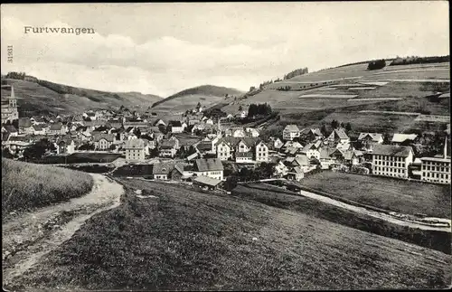 Ak Furtwangen im Schwarzwald, Gesamtpanorama von Stadt und Umgebung