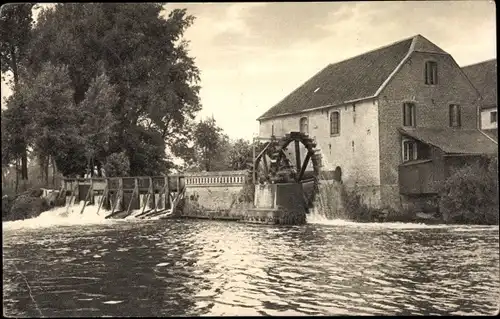 Ak Völklingen im Saarland, Die Neubrücker Mühle an der Erft