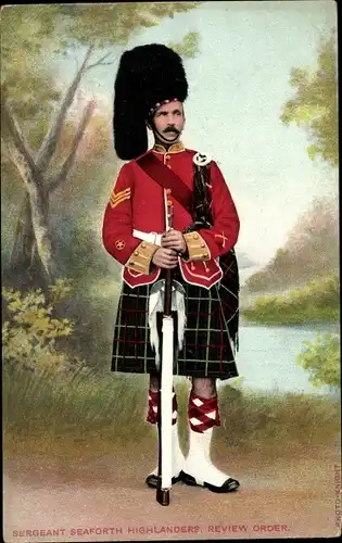 Ak Sergeant Seaforth Highlanders, Überprüfungsbefehl